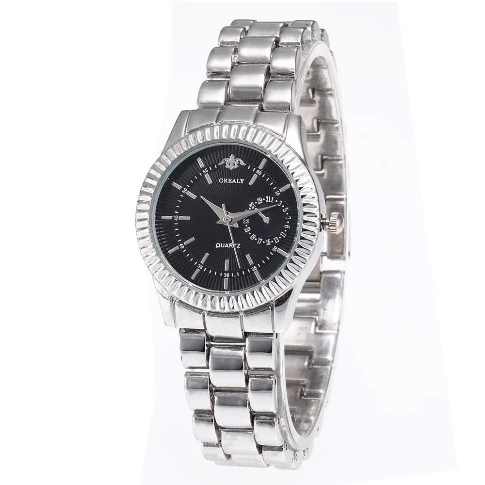 New Fashion Women Watches Ladies Steel Bracelet Wristwatch Lovers Watch Men Women Casual Quartz Watch Relogio Feminino Men Watch - So Real Fashion