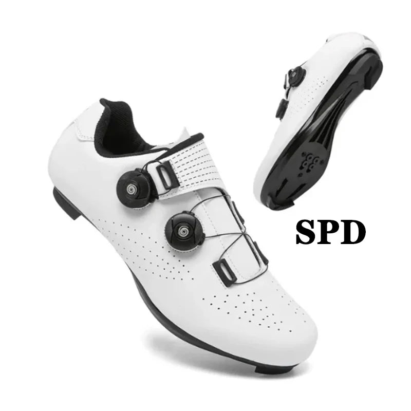 Cycling Sneaker MTB Men Sport Road Bike Boots Flat Racing Speed Sneakers Trail Mountain Bicycle Footwear Spd Pedal Cycling Shoes.