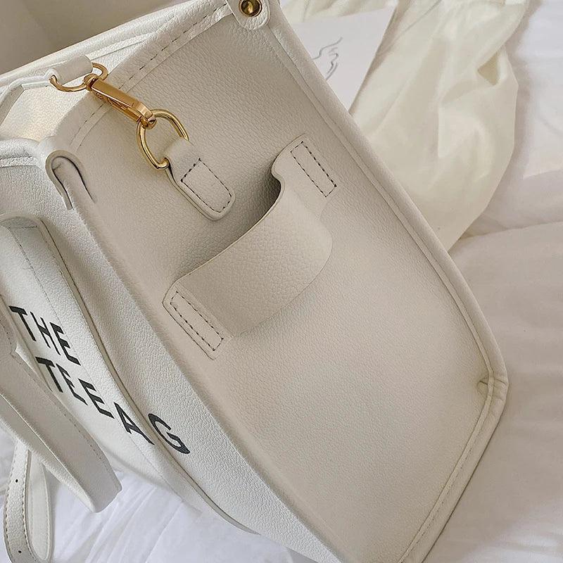 Luxury Designer Bag Tote Women Handbags Letter Shoulder Bags Brands Soft PU Shopper Purses Crossbody Bags for Women Clutch - So Real Fashion