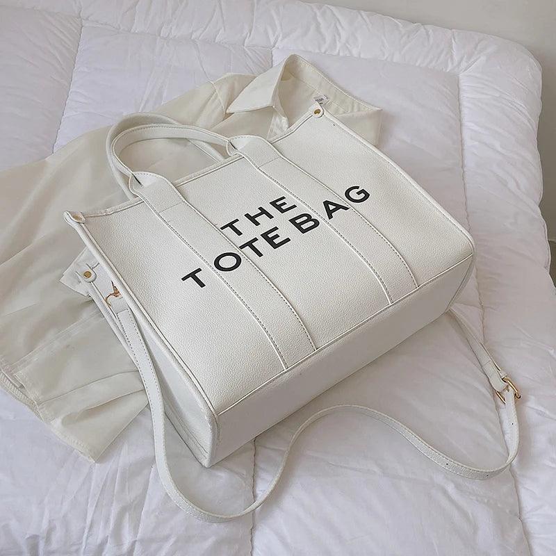 Luxury Designer Bag Tote Women Handbags Letter Shoulder Bags Brands Soft PU Shopper Purses Crossbody Bags for Women Clutch - So Real Fashion