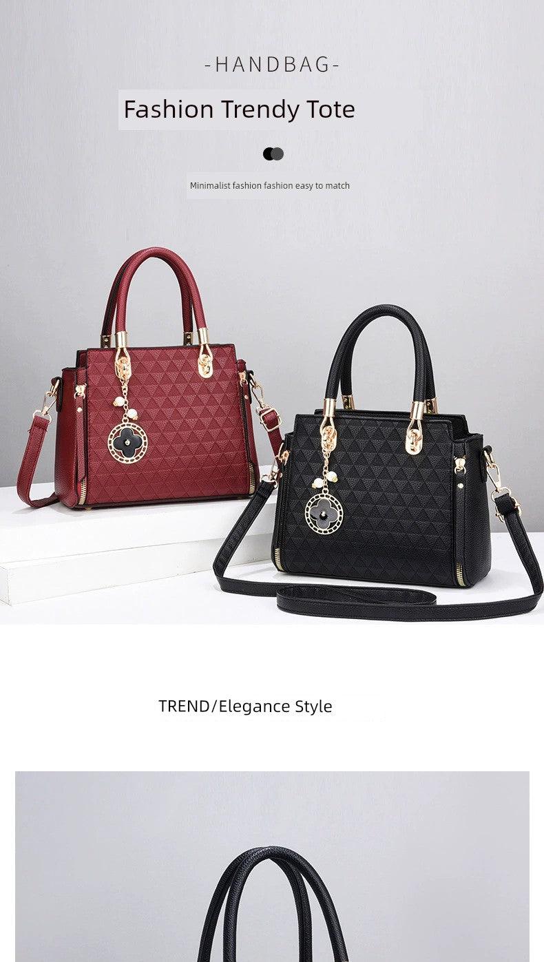 Kangaroo Genuine Goods Genuine Leather Fashion Generous One-Shoulder Handbag - So Real Fashion