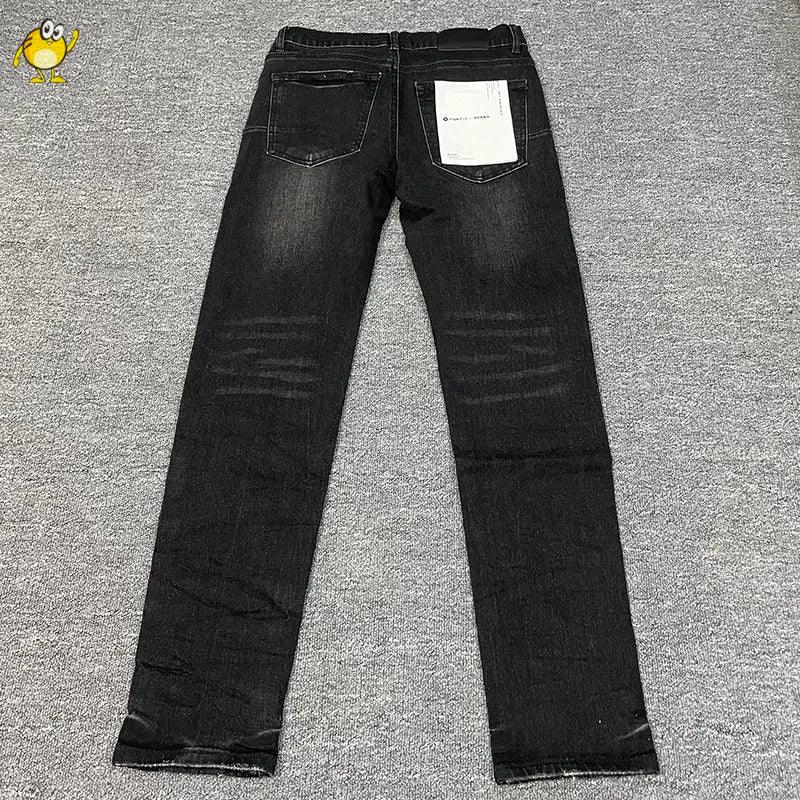 2025 Washed Black High Street Jeans Pants Men Woman Hip Hop Best Quality Vintage Hole Old Casual Trousers Classic Fashion - So Real Fashion