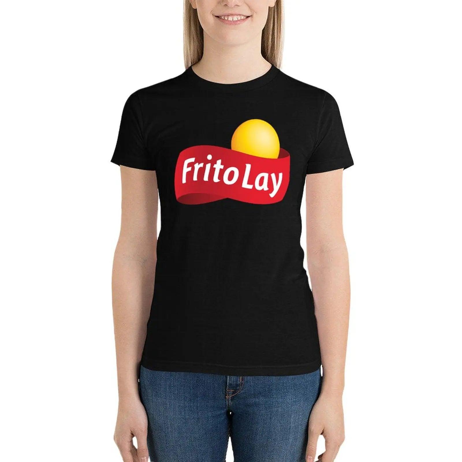 Fritolay logo For Fans T-Shirt cute tops Blouse Aesthetic clothing Women's summer blouses 2024 - So Real Fashion