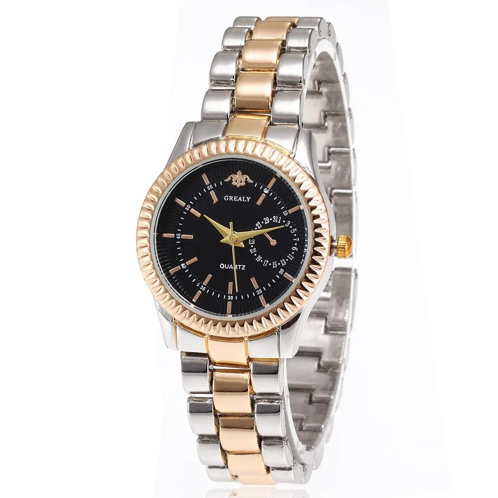 New Fashion Women Watches Ladies Steel Bracelet Wristwatch Lovers Watch Men Women Casual Quartz Watch Relogio Feminino Men Watch - So Real Fashion