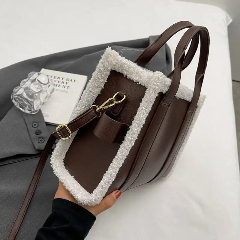 Large capacity trendy commuting tote women fashionable letter single shoulder bag female high-quality diagonal cross bag handbag - So Real Fashion