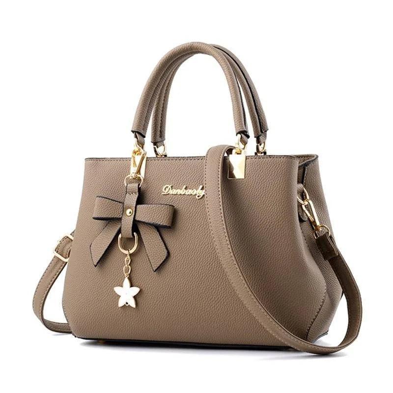 Women Handbag Patchwork Shoulder Messenger Office Work PU Leather Female Bag Ladies Luxury Handbag Fashion Elegant Shoulder Bag - So Real Fashion