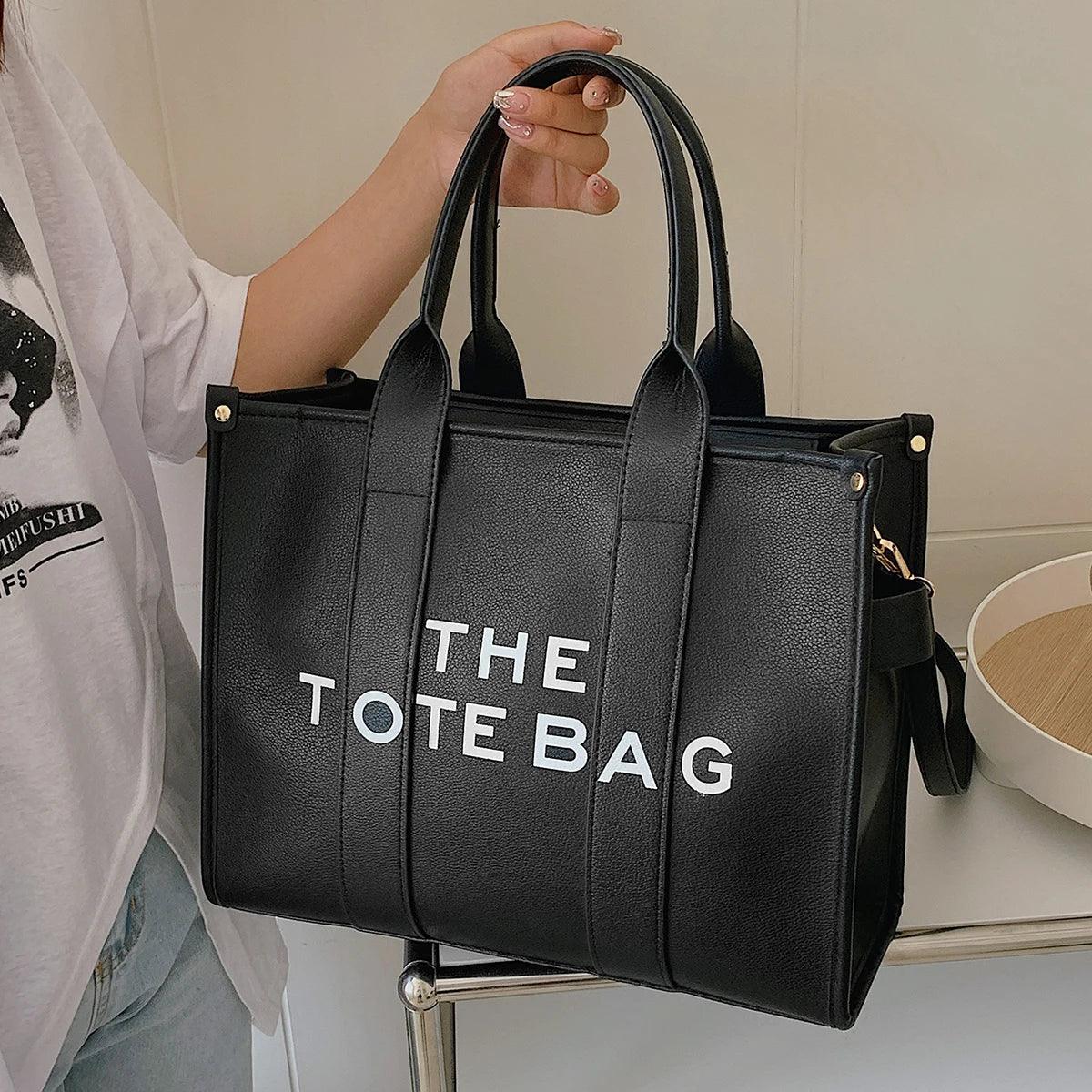 Luxury Designer Bag Tote Women Handbags Letter Shoulder Bags Brands Soft PU Shopper Purses Crossbody Bags for Women Clutch - So Real Fashion