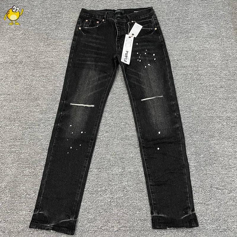 2025 Washed Black High Street Jeans Pants Men Woman Hip Hop Best Quality Vintage Hole Old Casual Trousers Classic Fashion - So Real Fashion