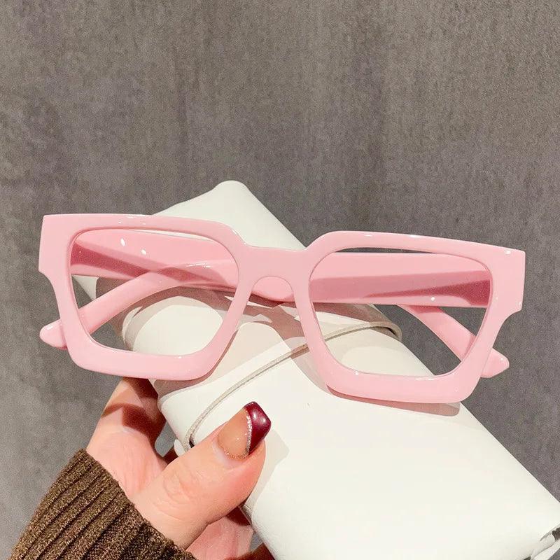 New Transparent Computer Glasses Frame Women Men Anti Blue Light Square Eyewear Blocking Glasses Optical Spectacle Eyeglass ﻿ - So Real Fashion