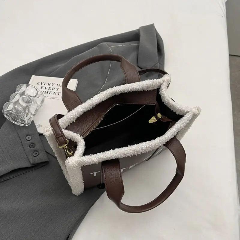 Large capacity trendy commuting tote women fashionable letter single shoulder bag female high-quality diagonal cross bag handbag - So Real Fashion