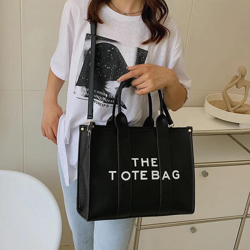 Luxury Designer Bag Tote Women Handbags Letter Shoulder Bags Brands Soft PU Shopper Purses Crossbody Bags for Women Clutch - So Real Fashion