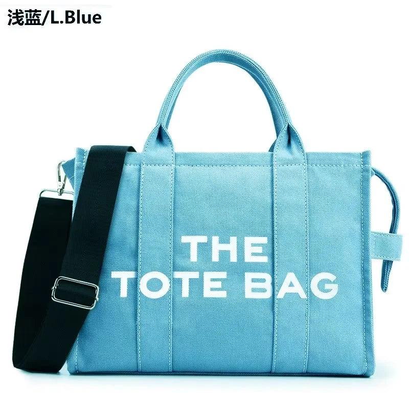 THE TOTE BAG Designer Fashion Handbag Shoulder Strap Crossbody Handbag Adjustable Large Capacity Canvas Women's Bag - So Real Fashion