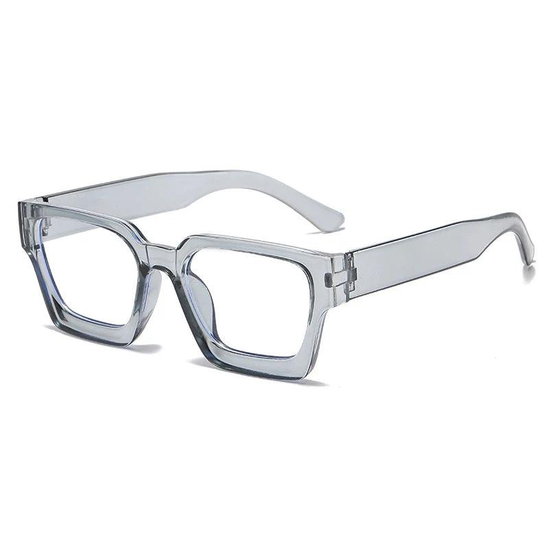 New Transparent Computer Glasses Frame Women Men Anti Blue Light Square Eyewear Blocking Glasses Optical Spectacle Eyeglass ﻿ - So Real Fashion