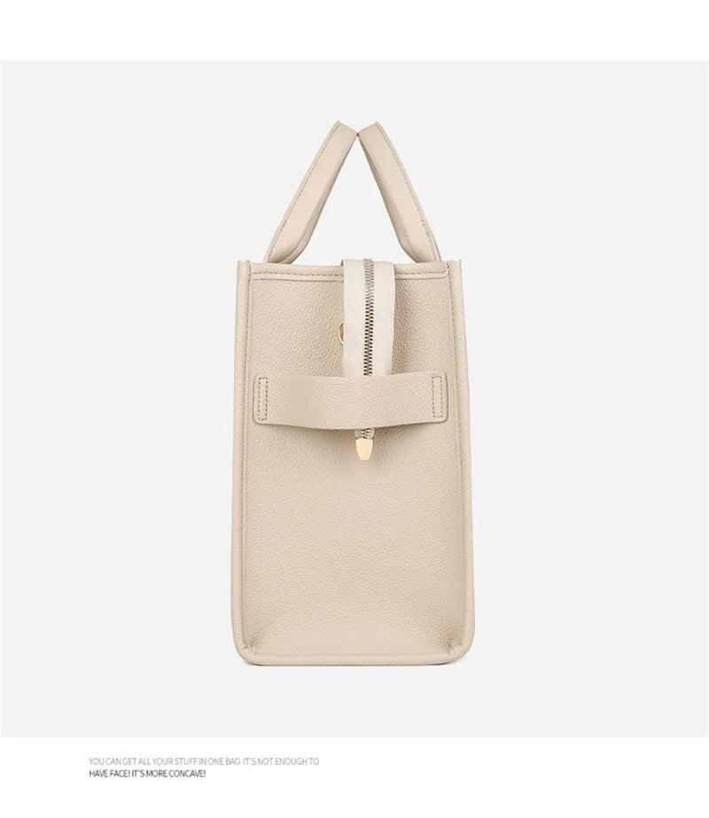 Tote Bag For Women PU Leather Handbag Personality Large Capacity Underarm Shoulder Bags Designer Bag Fashion Crossbody Bag 2024 - So Real Fashion