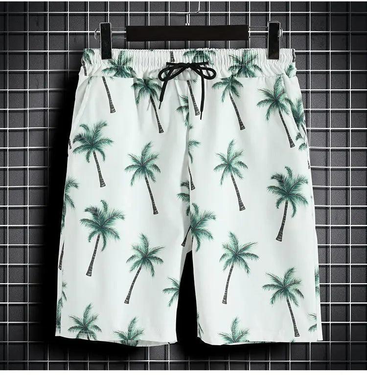 Beach Clothes For Men 2 Piece Set Quick Dry Hawaiian Shirt and Shorts Set Men Fashion Clothing Printing Casual Outfits Summer - So Real Fashion