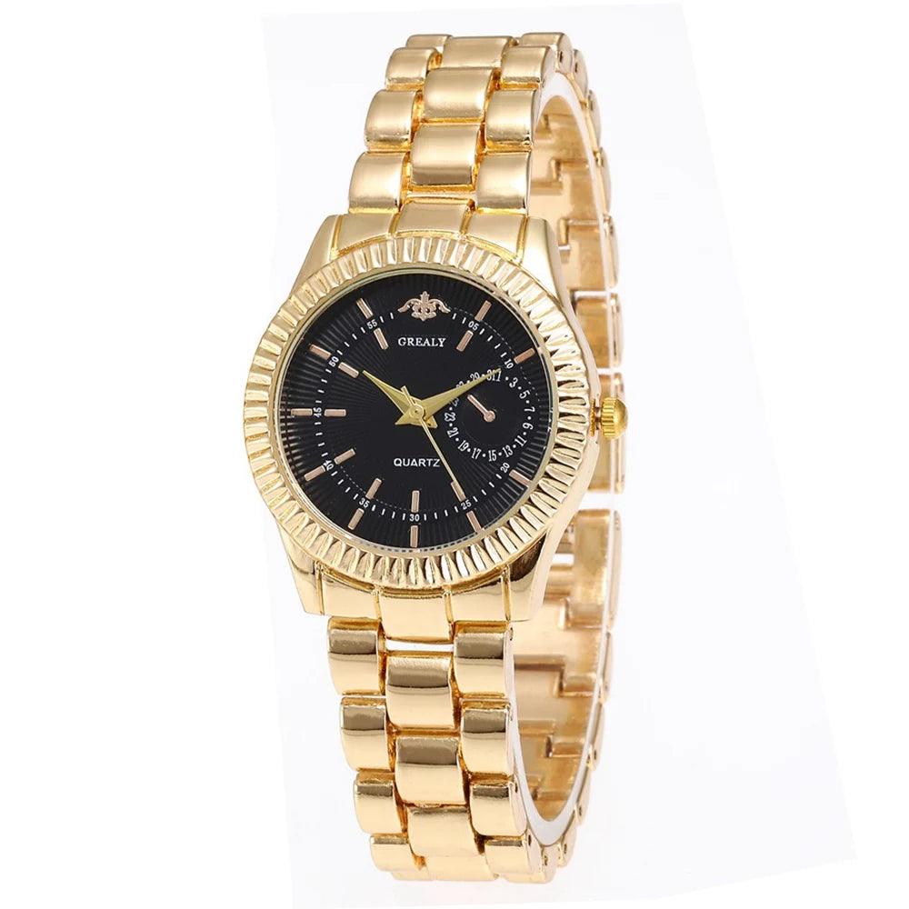 New Fashion Women Watches Ladies Steel Bracelet Wristwatch Lovers Watch Men Women Casual Quartz Watch Relogio Feminino Men Watch - So Real Fashion