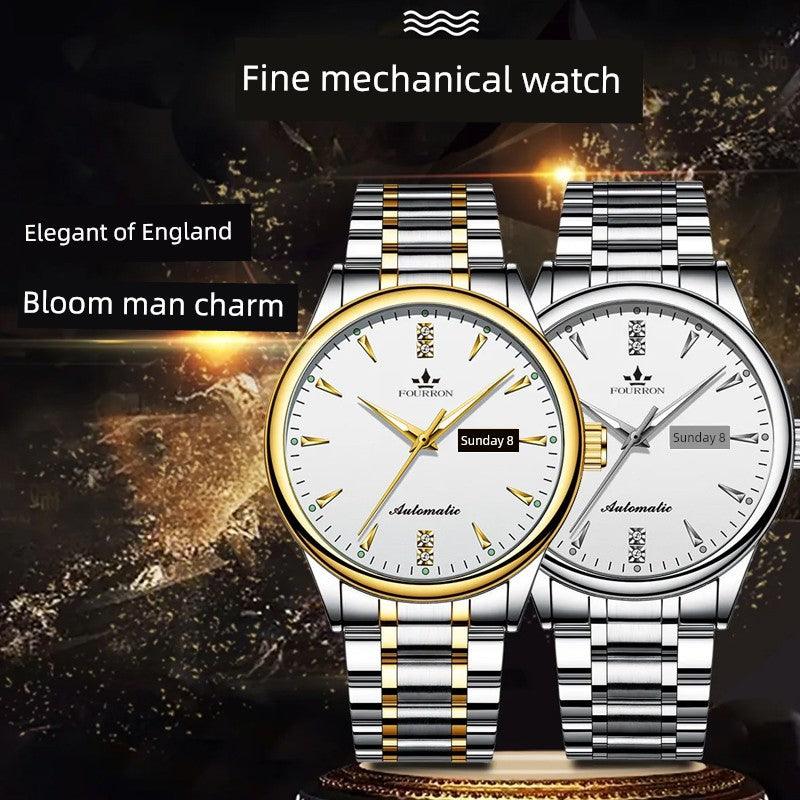 Genuine Goods Amani Famous Brand Watch Men Pure Mechanical Watch Automatic Cut Out New Arrival Luminous Waterproof Swiss Watch - So Real Fashion