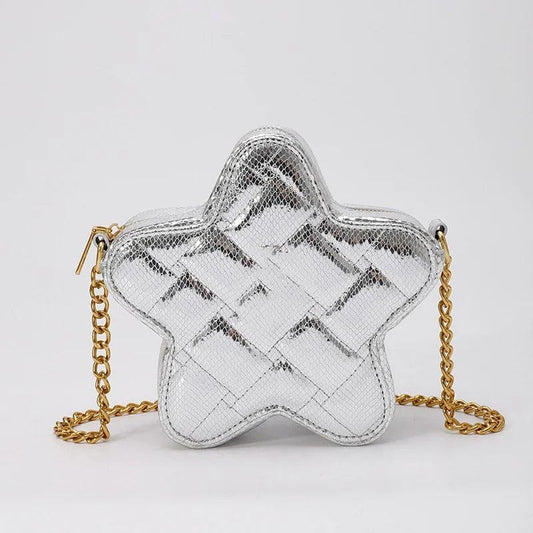 Lingge New Fragrance Star Fashion Five-pointed Star Chain Crossbody Bag - So Real Fashion