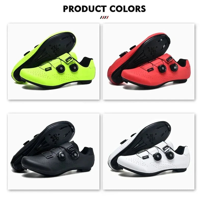 Cycling Sneaker MTB Men Sport Road Bike Boots Flat Racing Speed Sneakers Trail Mountain Bicycle Footwear Spd Pedal Cycling Shoes.