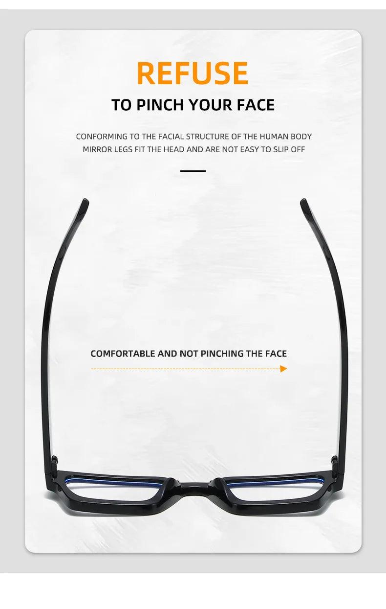 New Transparent Computer Glasses Frame Women Men Anti Blue Light Square Eyewear Blocking Glasses Optical Spectacle Eyeglass ﻿ - So Real Fashion