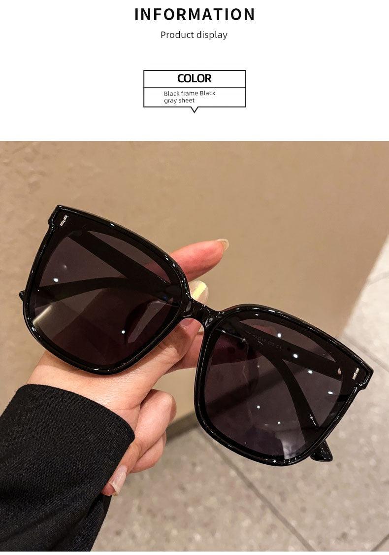 Big Face Women's Fancy Ins Slim Looking Summer Sunglasses - So Real Fashion