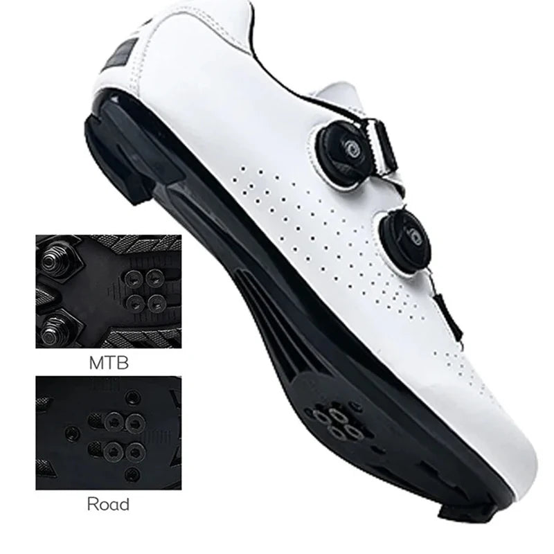 Cycling Sneaker MTB Men Sport Road Bike Boots Flat Racing Speed Sneakers Trail Mountain Bicycle Footwear Spd Pedal Cycling Shoes.