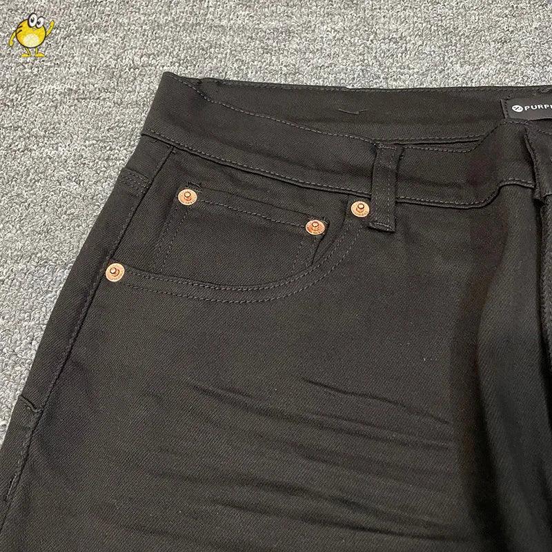 2025 Washed Black High Street Jeans Pants Men Woman Hip Hop Best Quality Vintage Hole Old Casual Trousers Classic Fashion - So Real Fashion