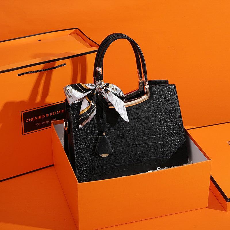 Classy Sentong Qin Elegant Middle-Aged Women's Handbag - So Real Fashion