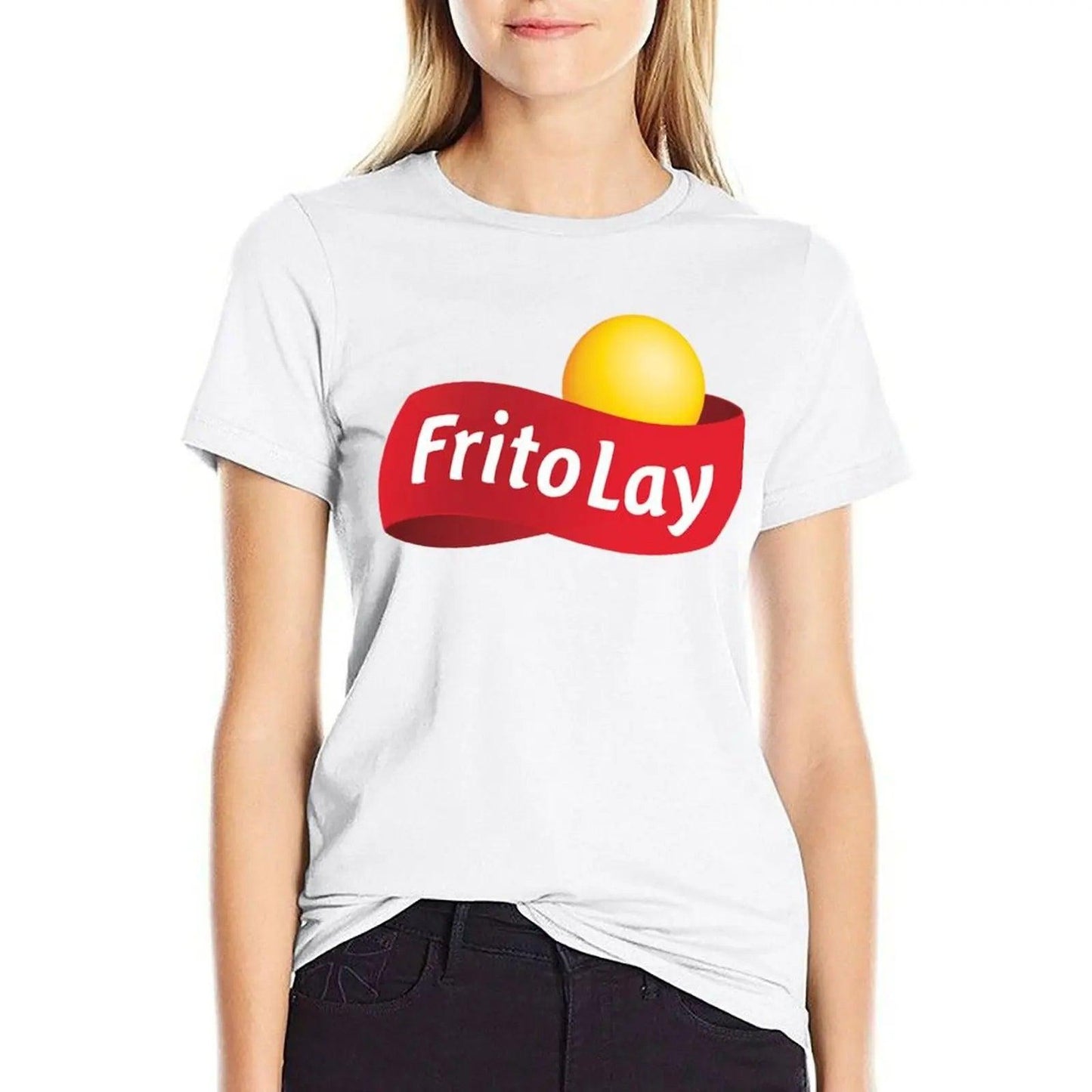 Fritolay logo For Fans T-Shirt cute tops Blouse Aesthetic clothing Women's summer blouses 2024 - So Real Fashion