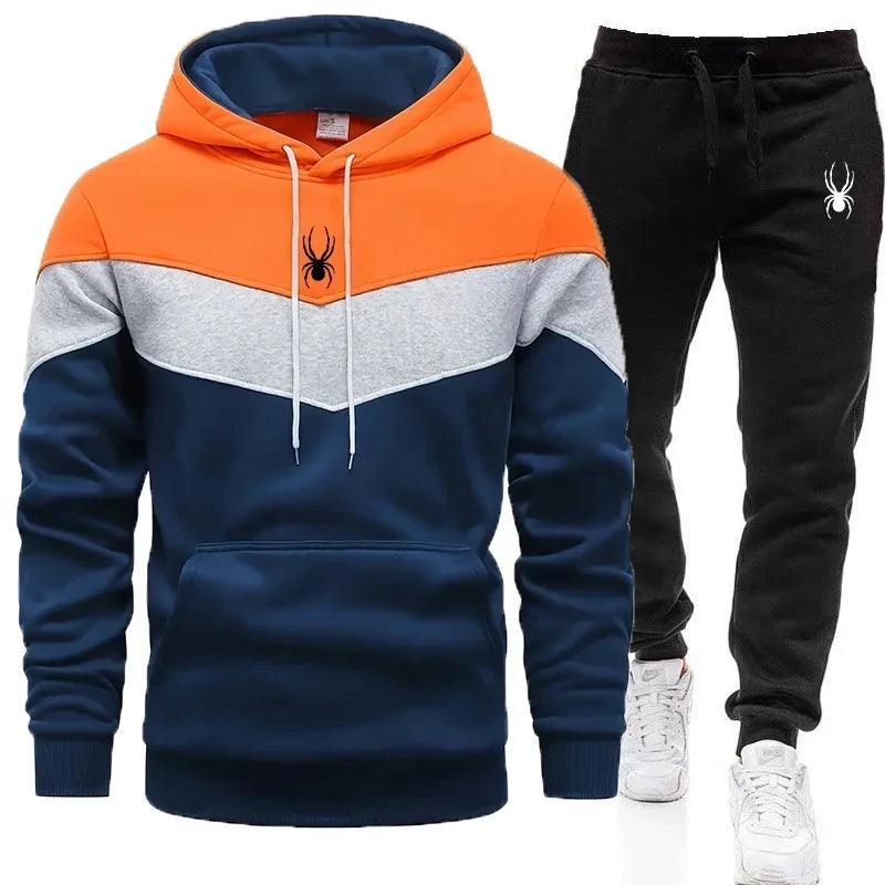 Men's Clothing Casual Sweatshirt Suit Sweatshirts for Men Daily Tricolor Hoodies Hot High Quality 2024 Sports Tracksuit Jogging - So Real Fashion