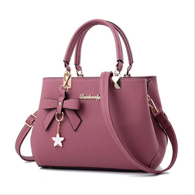 Women Handbag Patchwork Shoulder Messenger Office Work PU Leather Female Bag Ladies Luxury Handbag Fashion Elegant Shoulder Bag - So Real Fashion