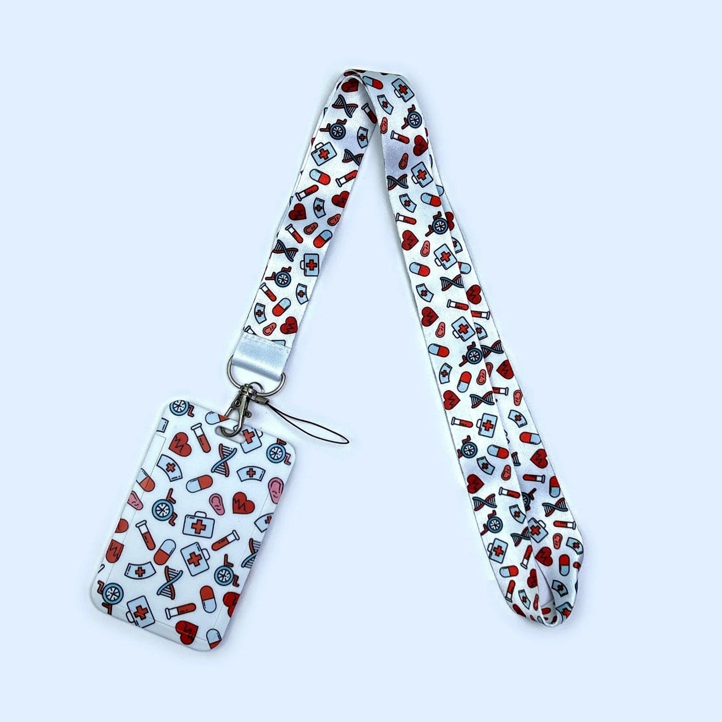 Grey's Anatomy Doctor Nurse Credential Holder Neck Strap Lanyards Keychain Holder ID Card Pass Hang Rope Lariat Lanyard - So Real Fashion