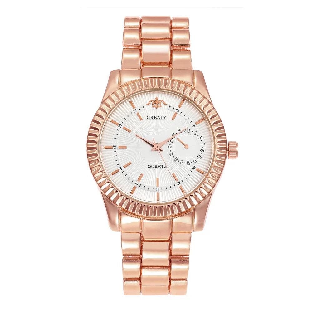 New Fashion Women Watches Ladies Steel Bracelet Wristwatch Lovers Watch Men Women Casual Quartz Watch Relogio Feminino Men Watch - So Real Fashion