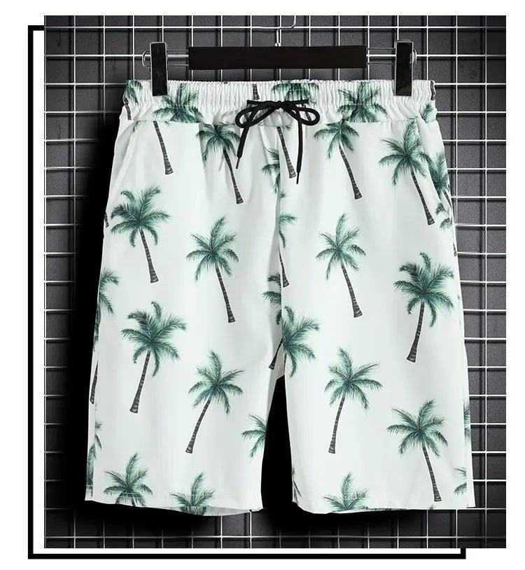 Beach Clothes For Men 2 Piece Set Quick Dry Hawaiian Shirt and Shorts Set Men Fashion Clothing Printing Casual Outfits Summer - So Real Fashion