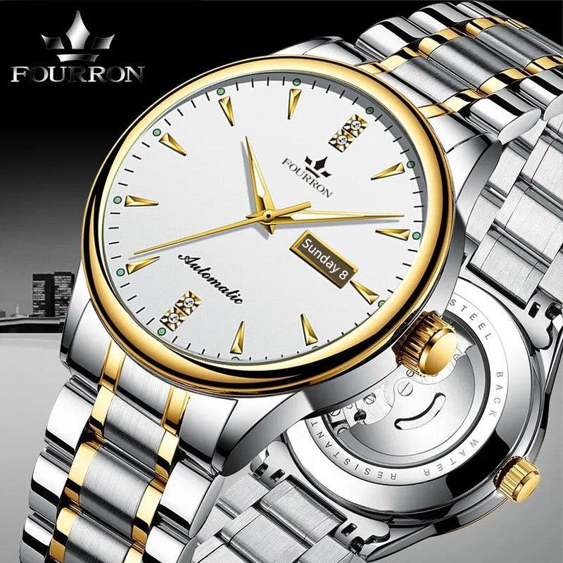 Genuine Goods Amani Famous Brand Watch Men Pure Mechanical Watch Automatic Cut Out New Arrival Luminous Waterproof Swiss Watch - So Real Fashion