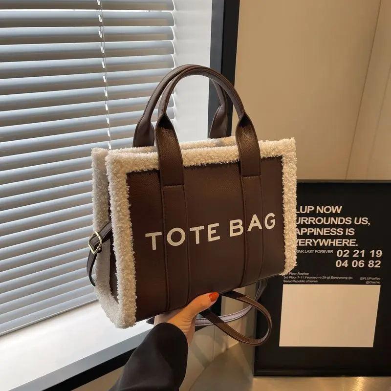 Large capacity trendy commuting tote women fashionable letter single shoulder bag female high-quality diagonal cross bag handbag - So Real Fashion