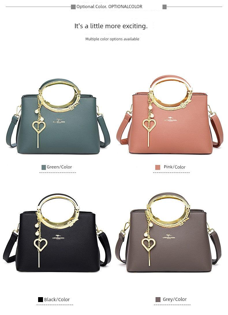 Fashion Shoulder Large Capacity Genuine Leather Ladies Bag - So Real Fashion