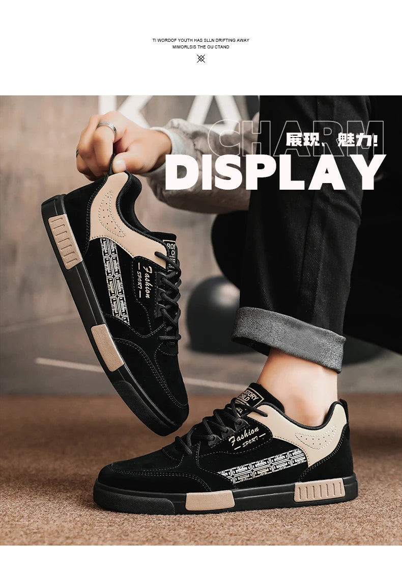 Men Shoes Summer Skateboarding Shoes Vulcanized Fashion Casual Sport Shoes For Men Flat Sneakers Walking Footwear