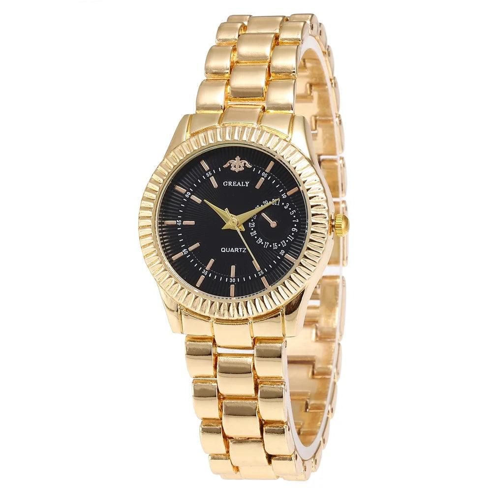 New Fashion Women Watches Ladies Steel Bracelet Wristwatch Lovers Watch Men Women Casual Quartz Watch Relogio Feminino Men Watch - So Real Fashion