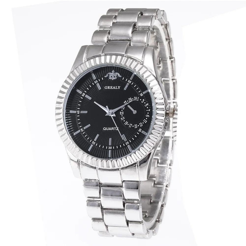 New Fashion Women Watches Ladies Steel Bracelet Wristwatch Lovers Watch Men Women Casual Quartz Watch Relogio Feminino Men Watch - So Real Fashion