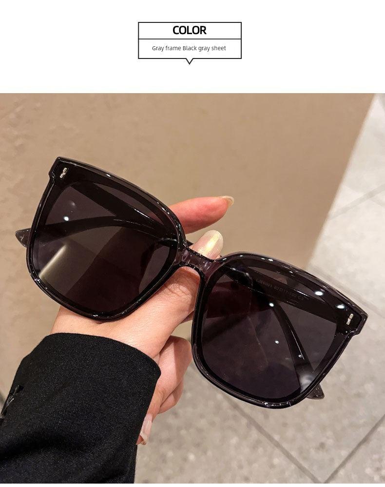 Big Face Women's Fancy Ins Slim Looking Summer Sunglasses - So Real Fashion