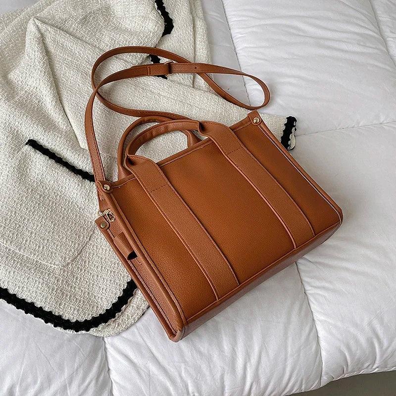 Luxury Designer Bag Tote Women Handbags Letter Shoulder Bags Brands Soft PU Shopper Purses Crossbody Bags for Women Clutch - So Real Fashion