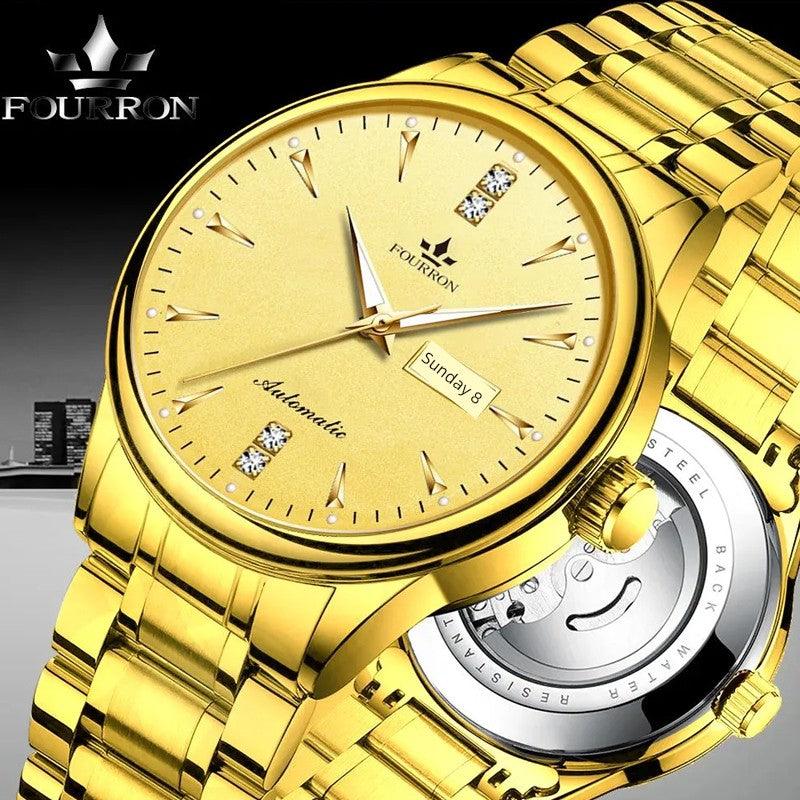 Genuine Goods Amani Famous Brand Watch Men Pure Mechanical Watch Automatic Cut Out New Arrival Luminous Waterproof Swiss Watch - So Real Fashion