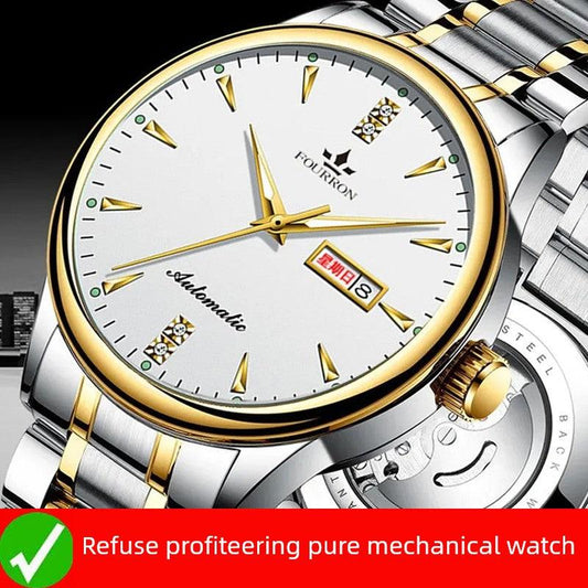 Genuine Goods Amani Famous Brand Watch Men Pure Mechanical Watch Automatic Cut Out New Arrival Luminous Waterproof Swiss Watch - So Real Fashion