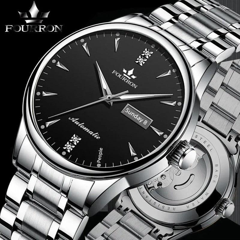 Genuine Goods Amani Famous Brand Watch Men Pure Mechanical Watch Automatic Cut Out New Arrival Luminous Waterproof Swiss Watch - So Real Fashion