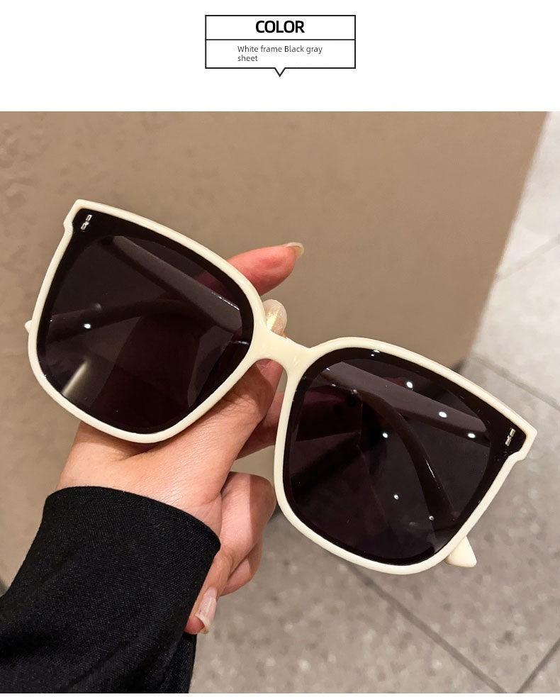 Big Face Women's Fancy Ins Slim Looking Summer Sunglasses - So Real Fashion