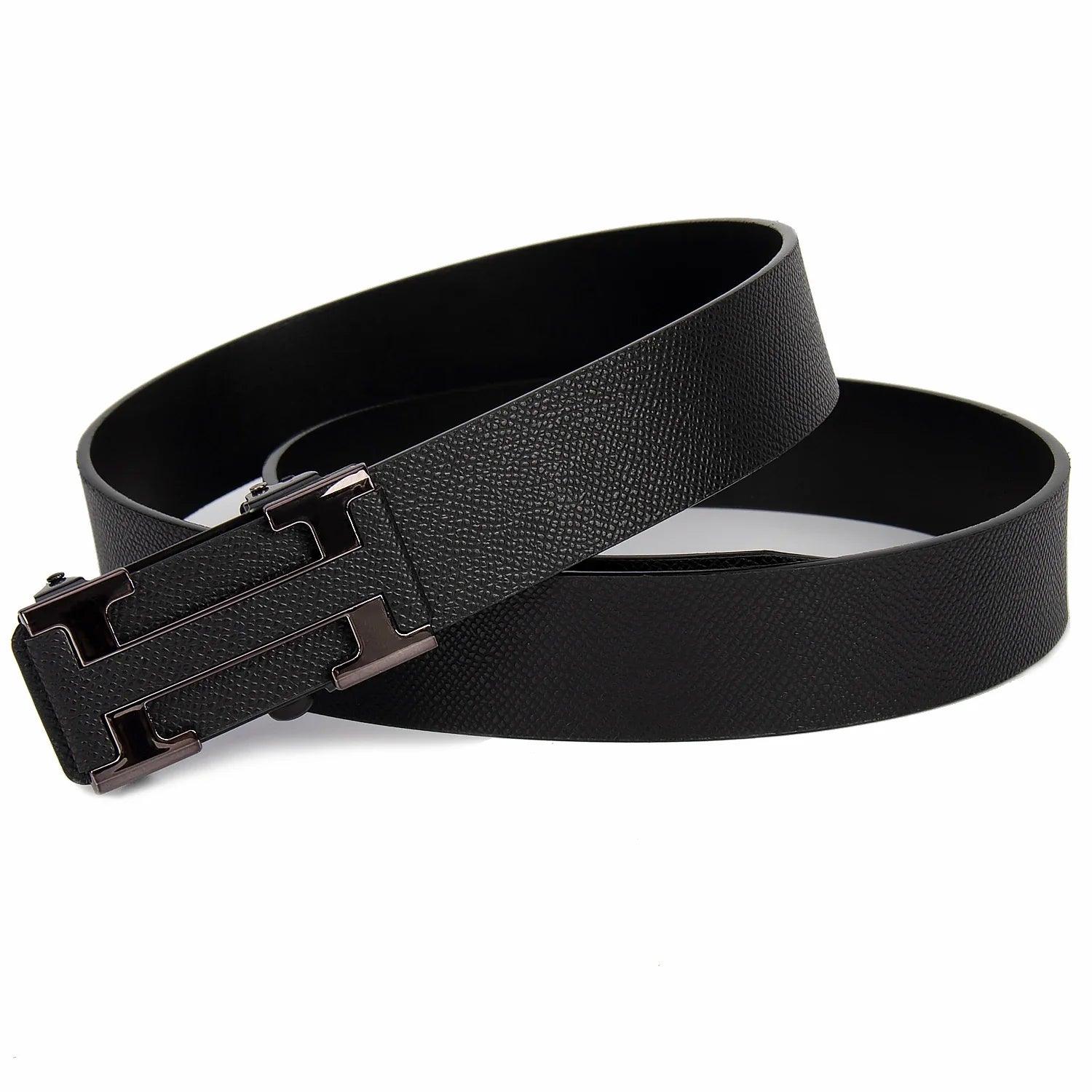 Men's Business Belts Durable dark colored gift item - So Real Fashion