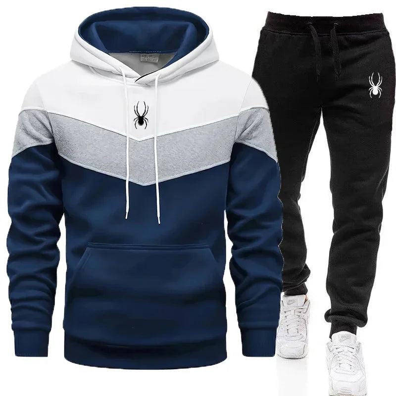 Men's Clothing Casual Sweatshirt Suit Sweatshirts for Men Daily Tricolor Hoodies Hot High Quality 2024 Sports Tracksuit Jogging - So Real Fashion