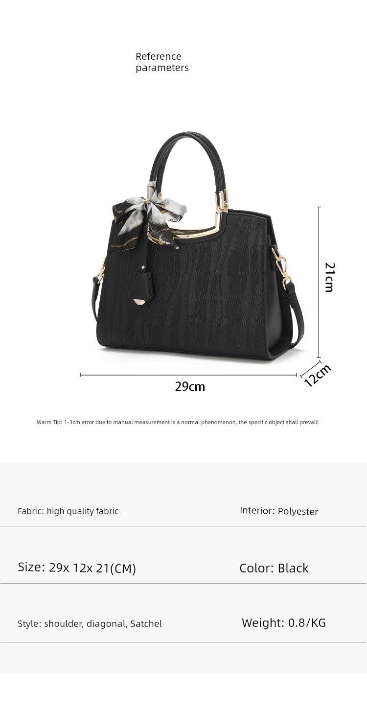 Classy Sentong Qin Elegant Middle-Aged Women's Handbag - So Real Fashion