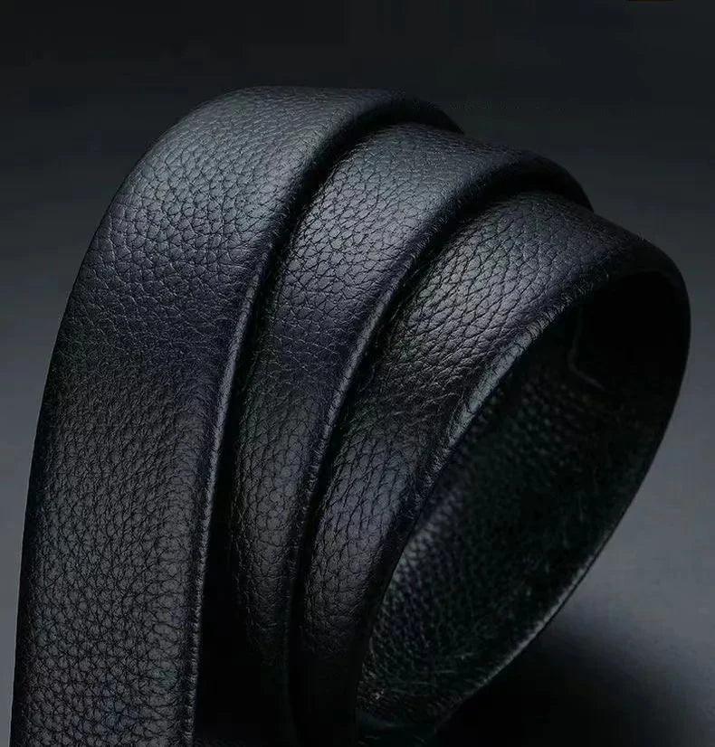 Men's belt luxury brand designer fashion automatic buckle men's jeans high-quality material belt men's pants belt holiday gift - So Real Fashion